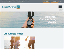 Tablet Screenshot of bankofcyprus.com